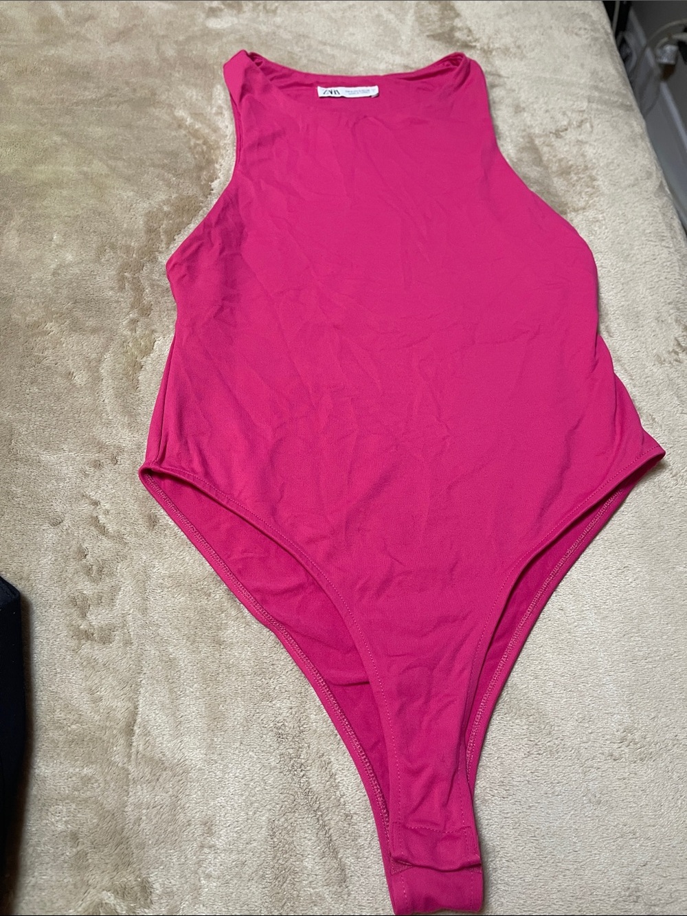 Zara Kids Bright Fuchsia One-Piece Bodysuit